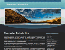 Tablet Screenshot of clearwaterendodontics.com